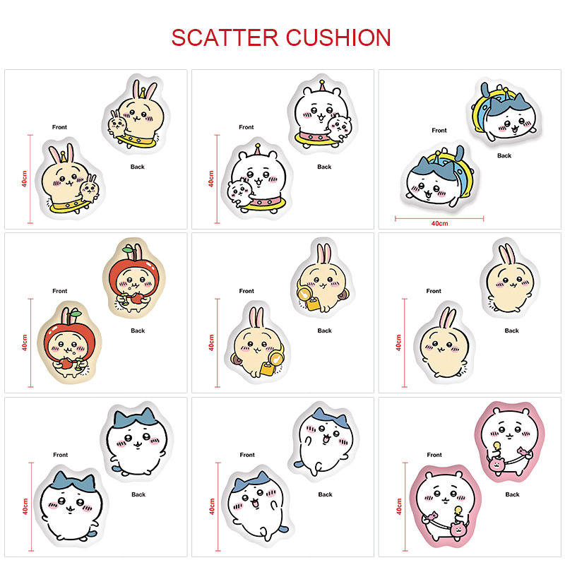 Chiikawa anime cushion 40cm