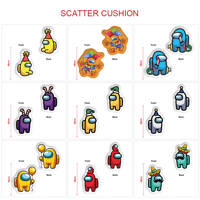 Among Us anime cushion 40cm