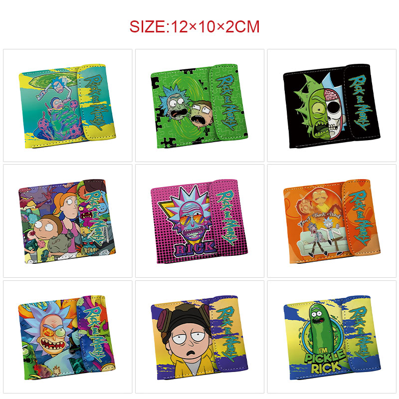 Rick and Morty anime wallet