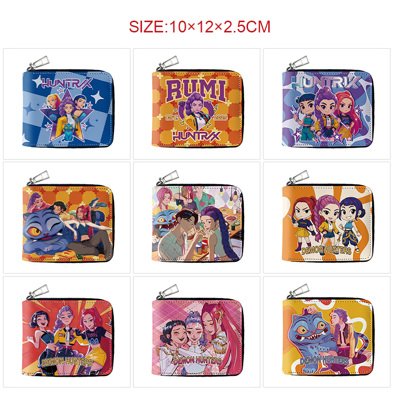 Kpop demon hunters anime wallet