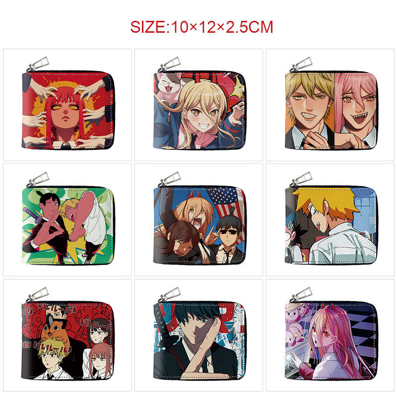 chainsaw man anime wallet