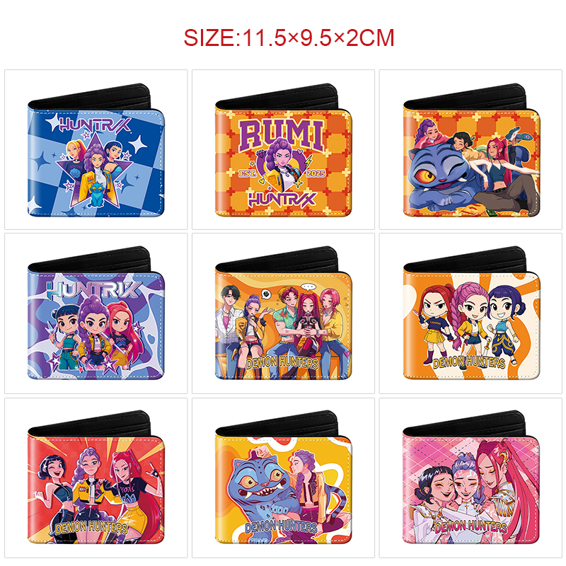 Kpop demon hunters anime wallet