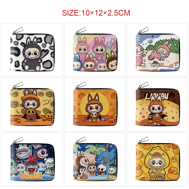 Labubu anime wallet