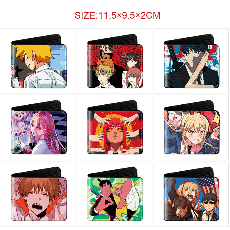 chainsaw man anime wallet