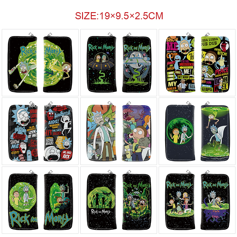 Rick and Morty anime wallet