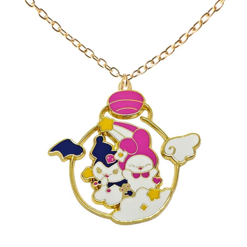 Kuromi anime necklace