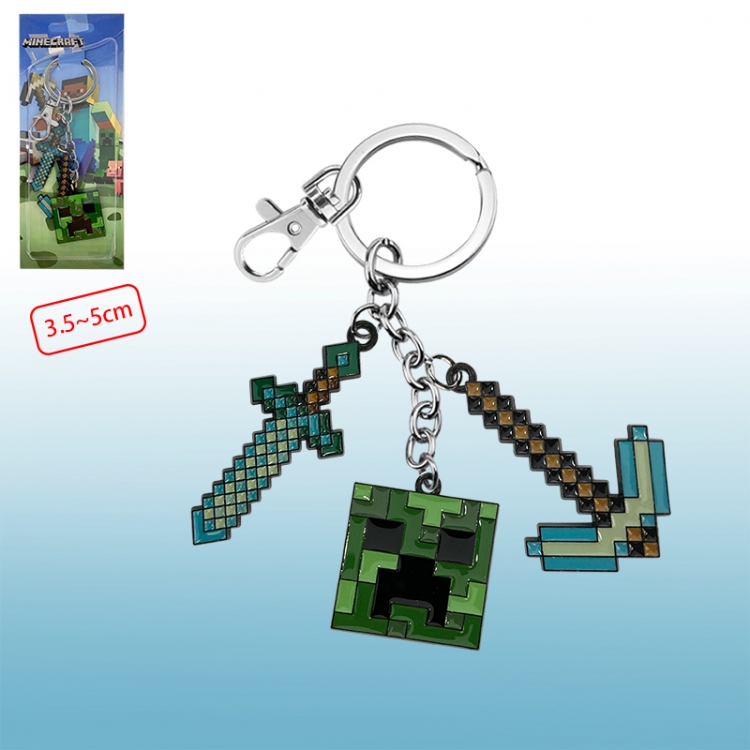 Minecraft anime keychain