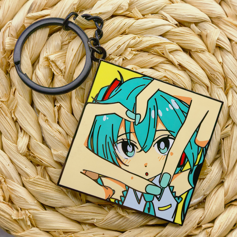 Hatsune Miku anime keychain