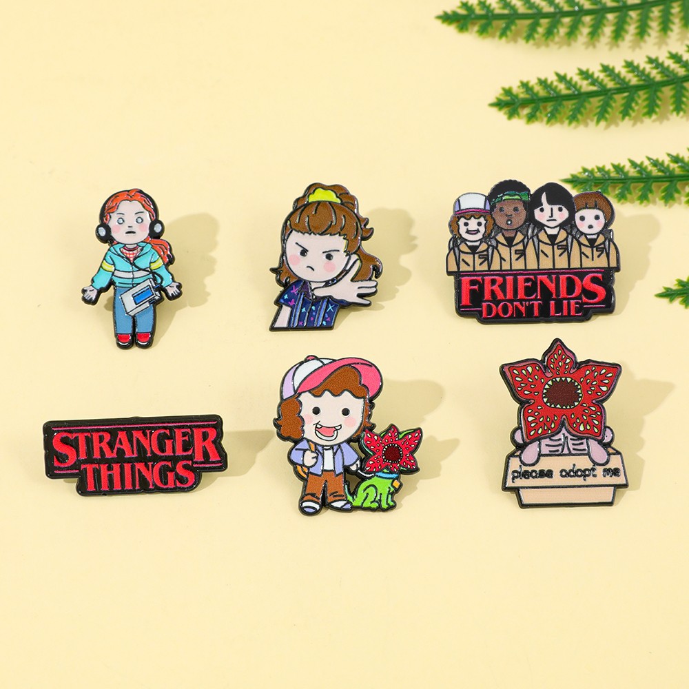 Stranger things anime pin