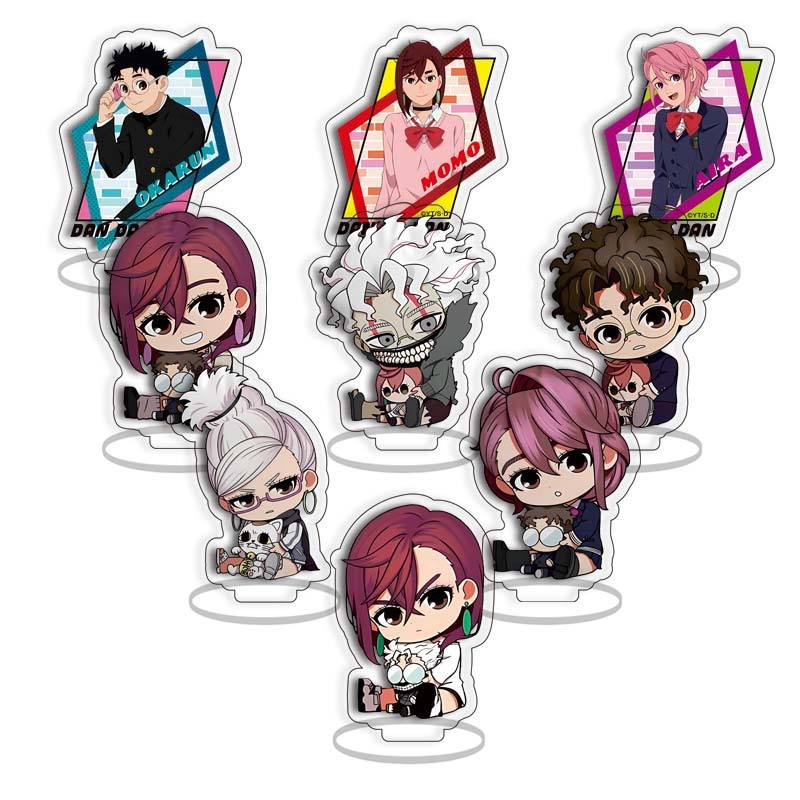 dandadan anime Standing Plates 6cm 9pcs a set