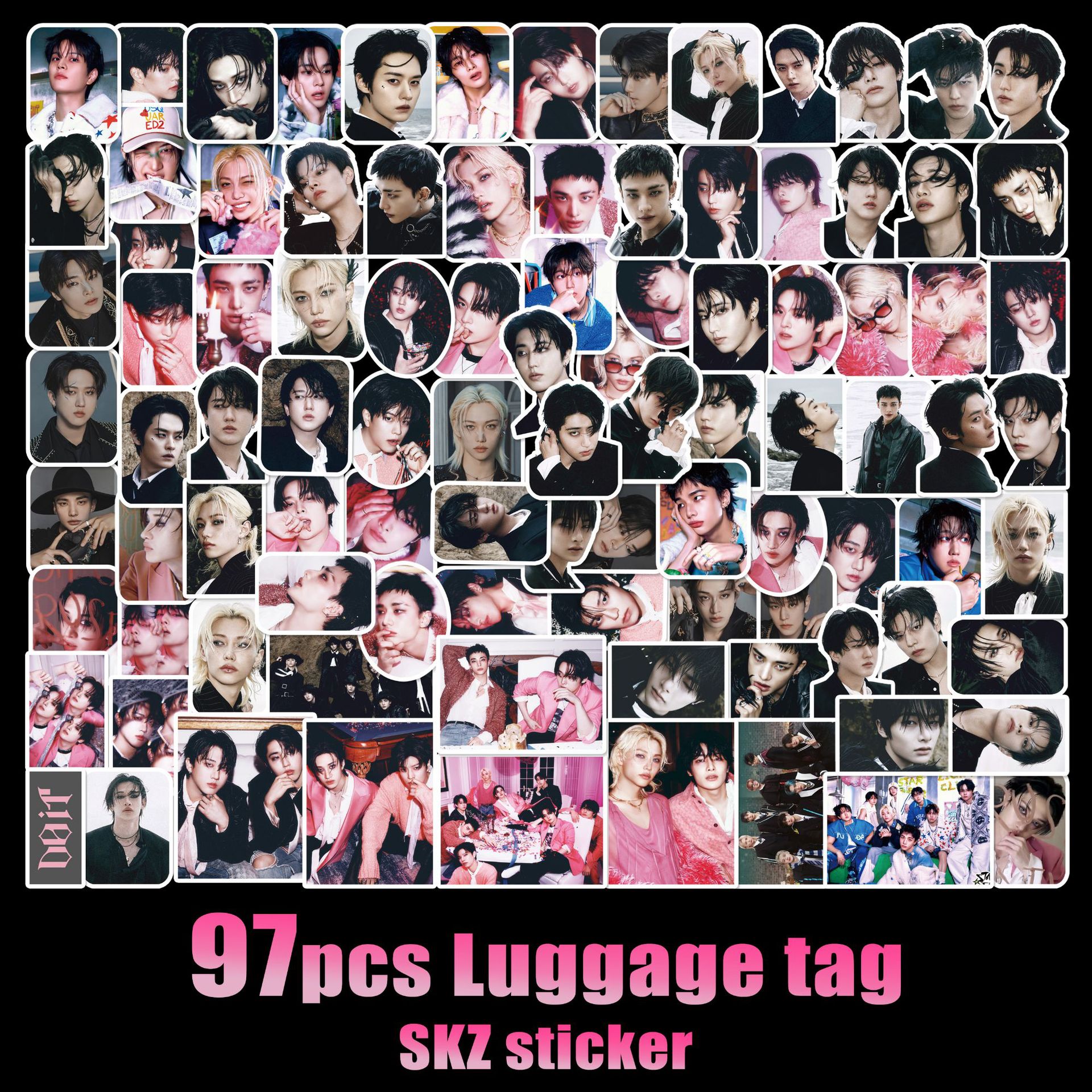 Straykids anime stickers 97pcs a set