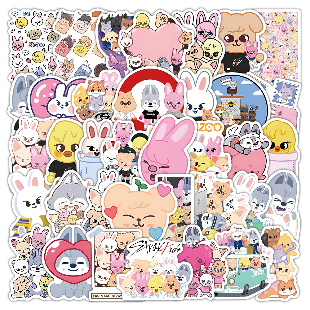 Straykids anime stickers 50pcs a set