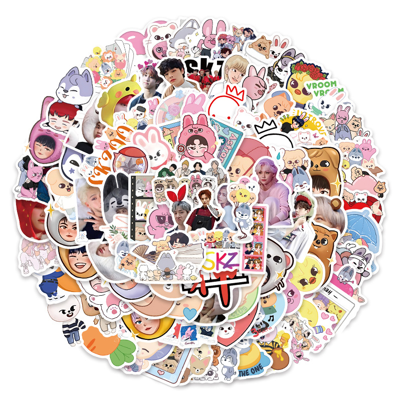 Straykids anime stickers 104pcs a set