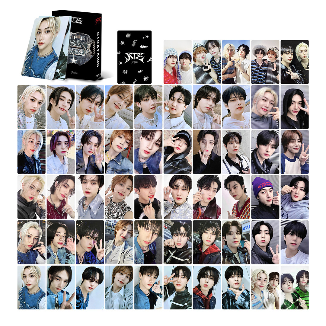 Straykids anime lomo cards price for a set of 55pcs