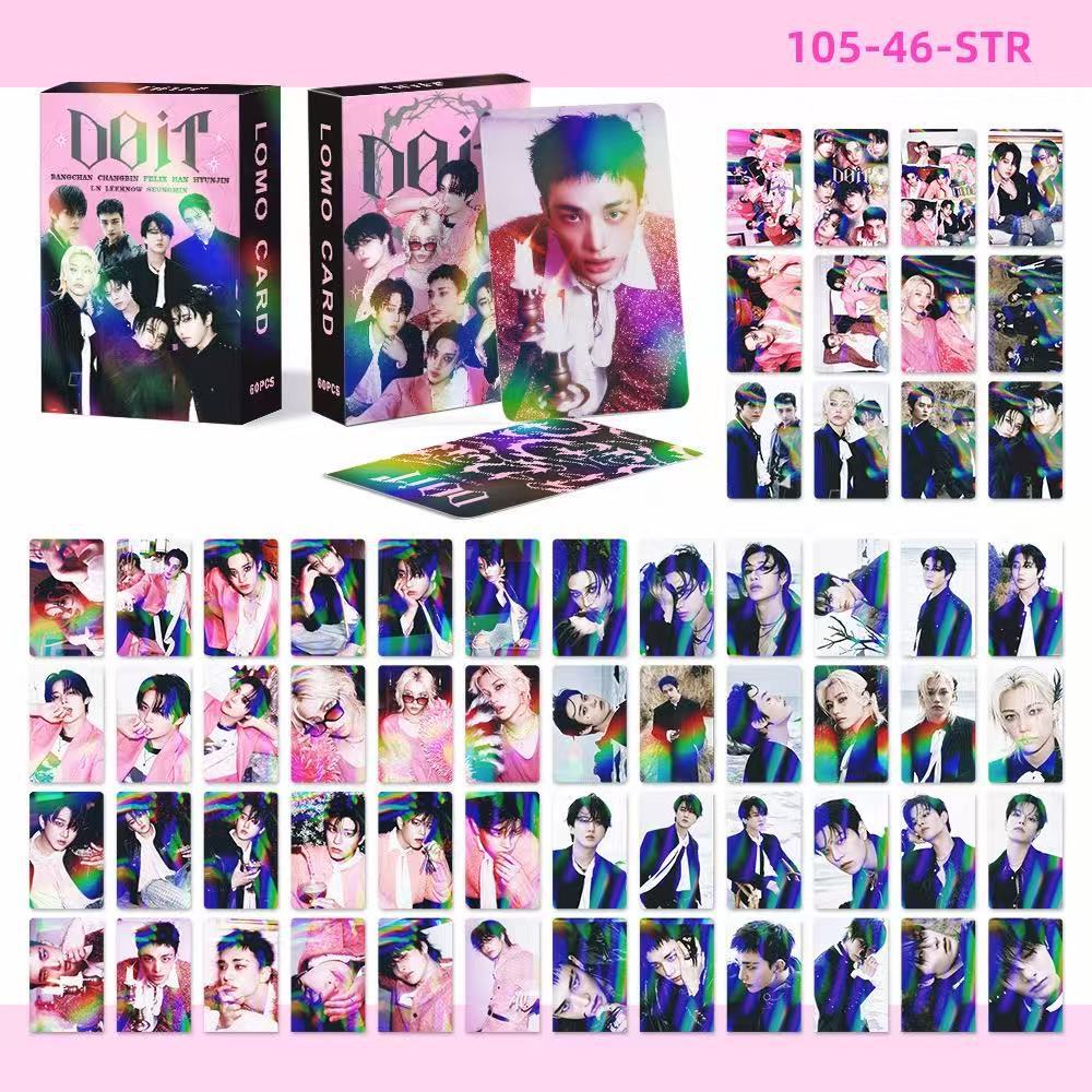 Straykids anime lomo cards price for a set of 60pcs