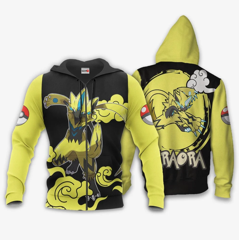 pokemon anime hoodie