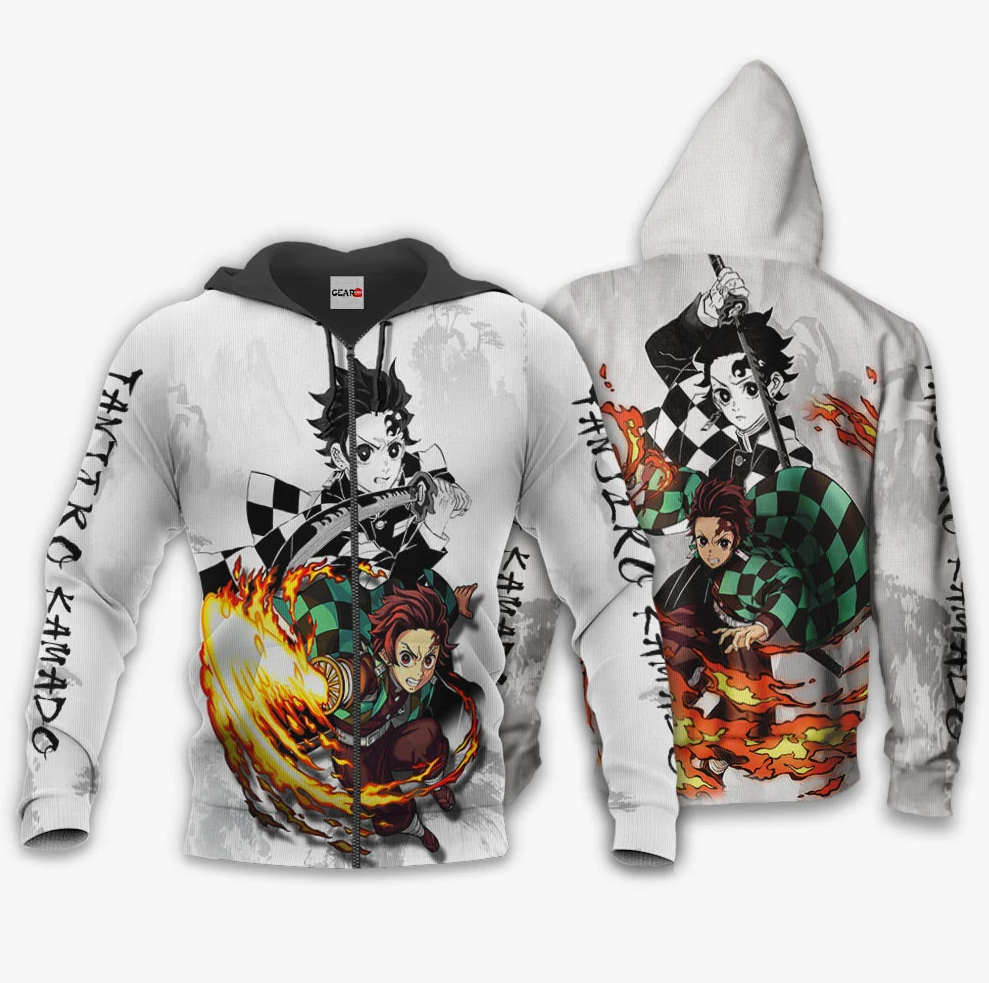 Demon slayer kimets anime hoodie