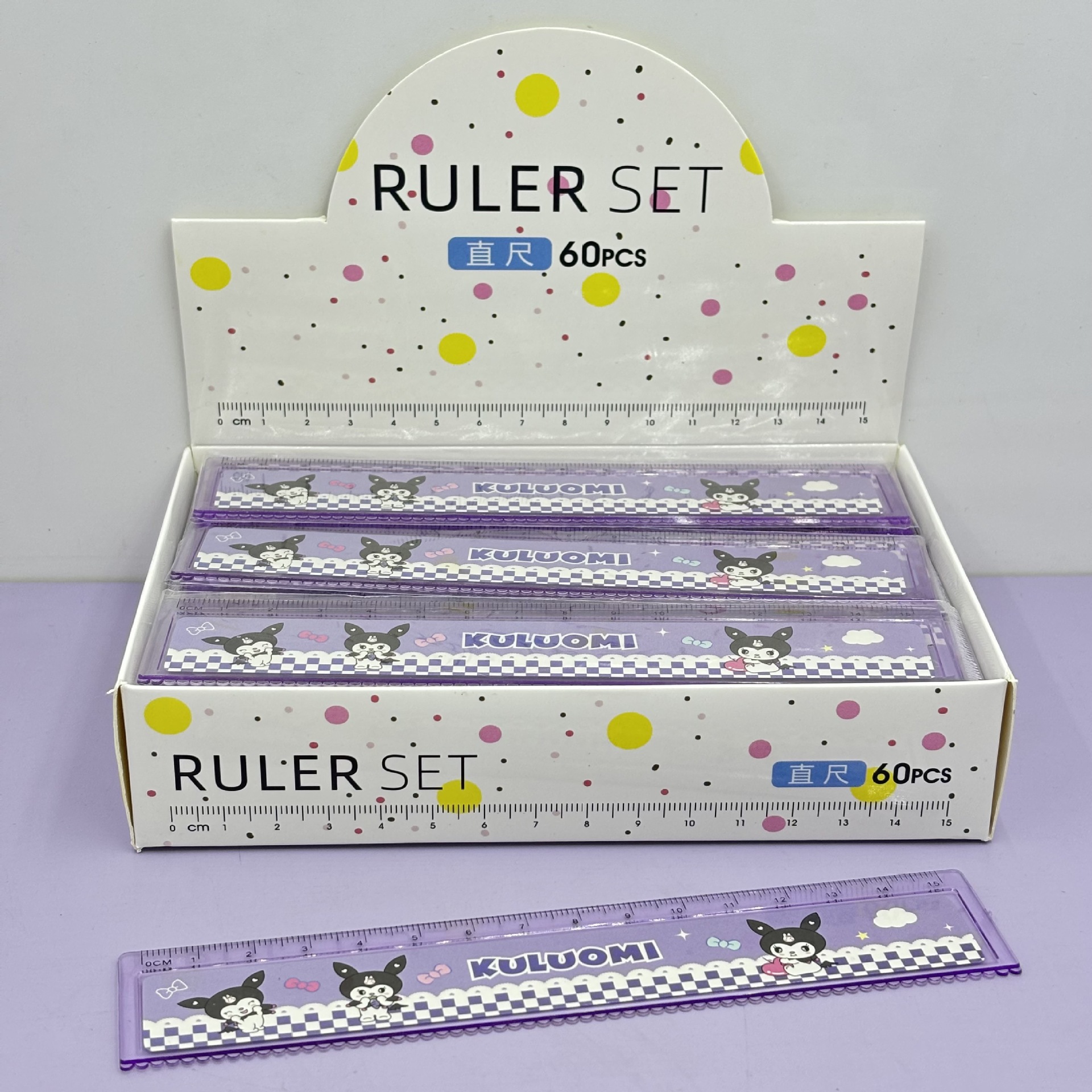 Kuromi anime ruler 60 pcs a set