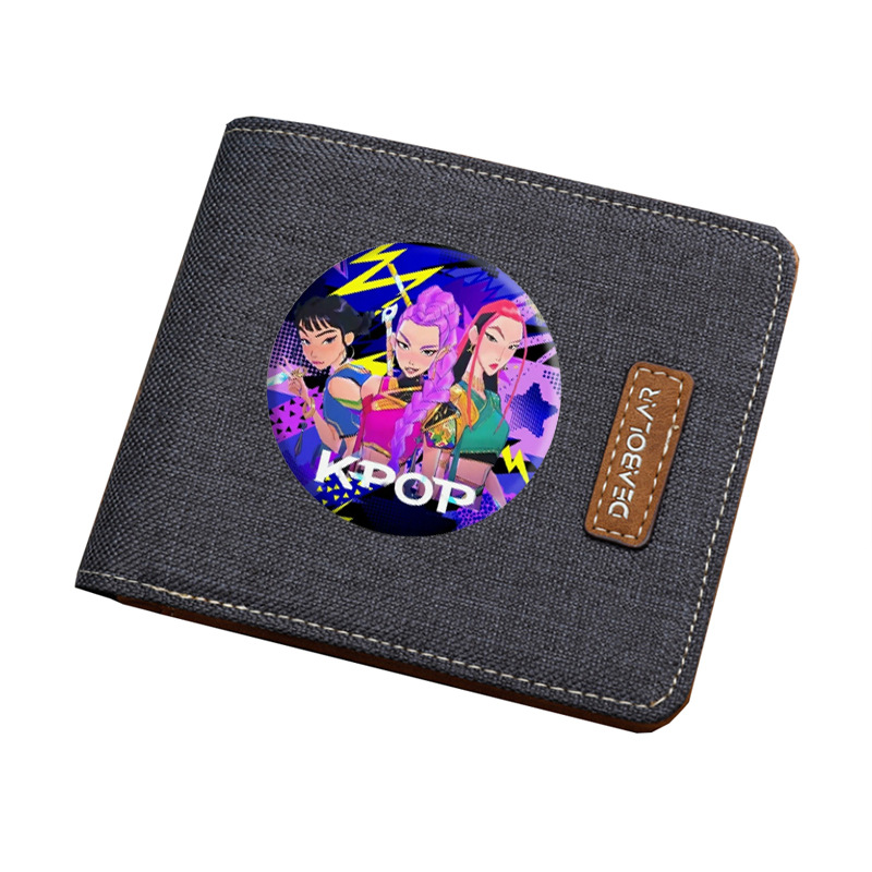 Kpop demon hunters anime wallet