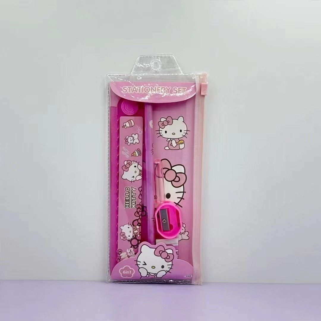 Kuromi anime stationery set 10pcs a set