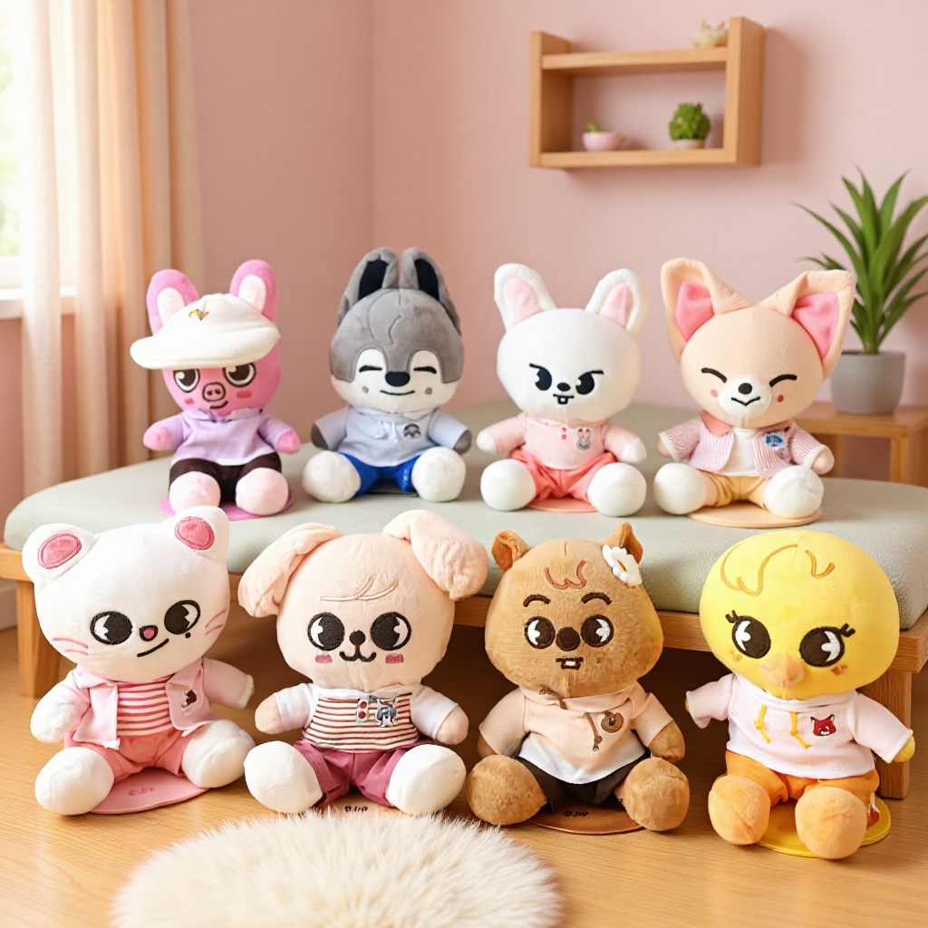 Straykids anime plush doll 18cm