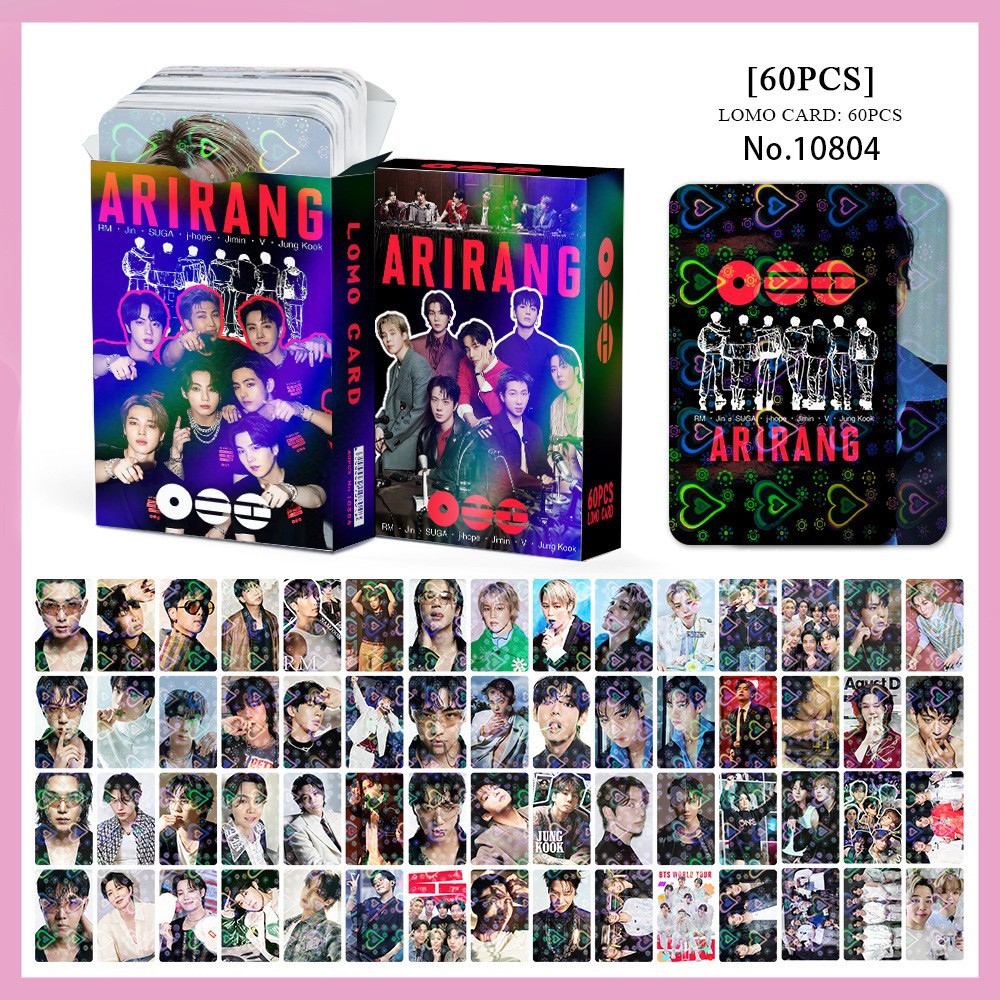 BTS anime lomo cards price for a set of 60pcs