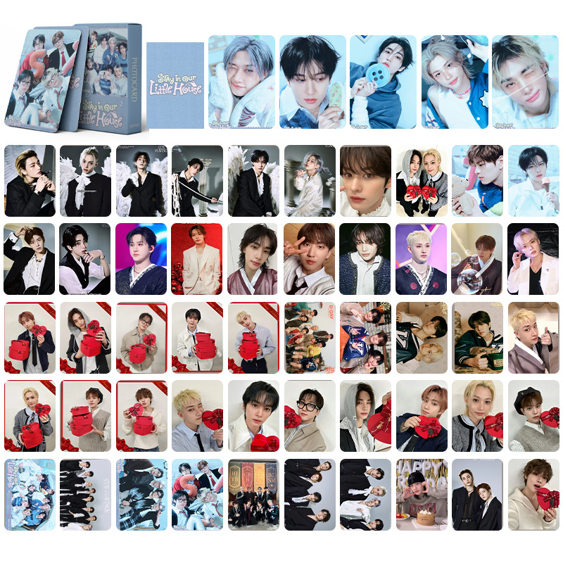Straykids anime lomo cards price for a set of 55pcs