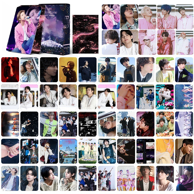 BTS anime lomo cards price for a set of 55pcs