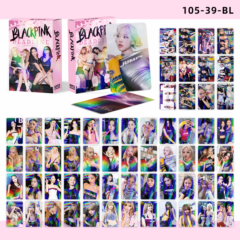 black pink anime lomo cards price for a set of 60pcs