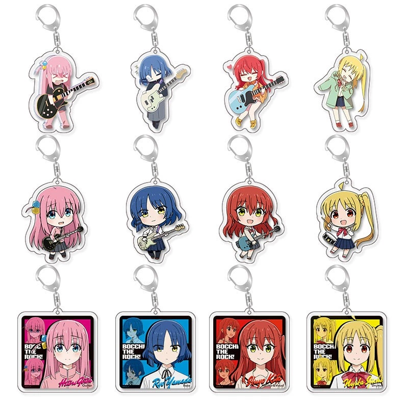 Bocchi the rock anime keychain
