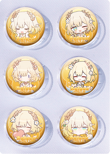 Honkai: Star Rail anime pin 6pcs a set 25mm