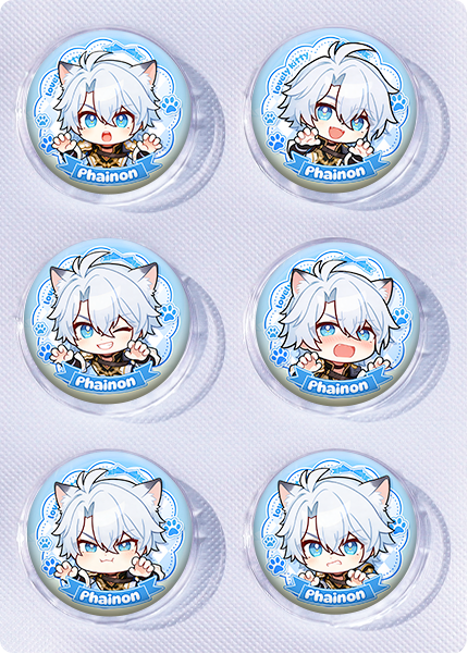 Honkai: Star Rail anime pin 6pcs a set 25mm