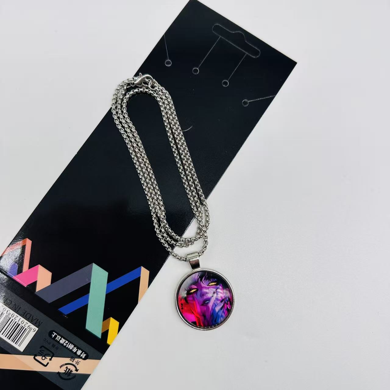 Kpop demon hunters anime necklace