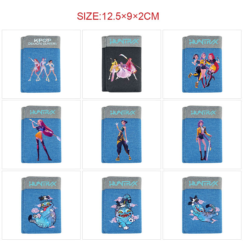 Kpop demon hunters anime wallet
