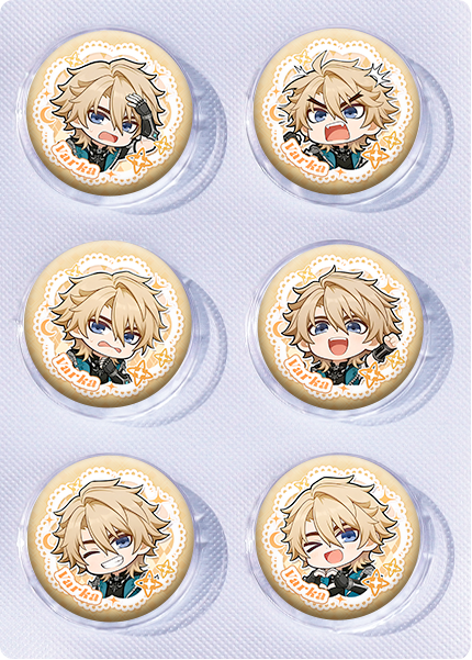 Genshin Impact anime pin 6pcs a set 25mm