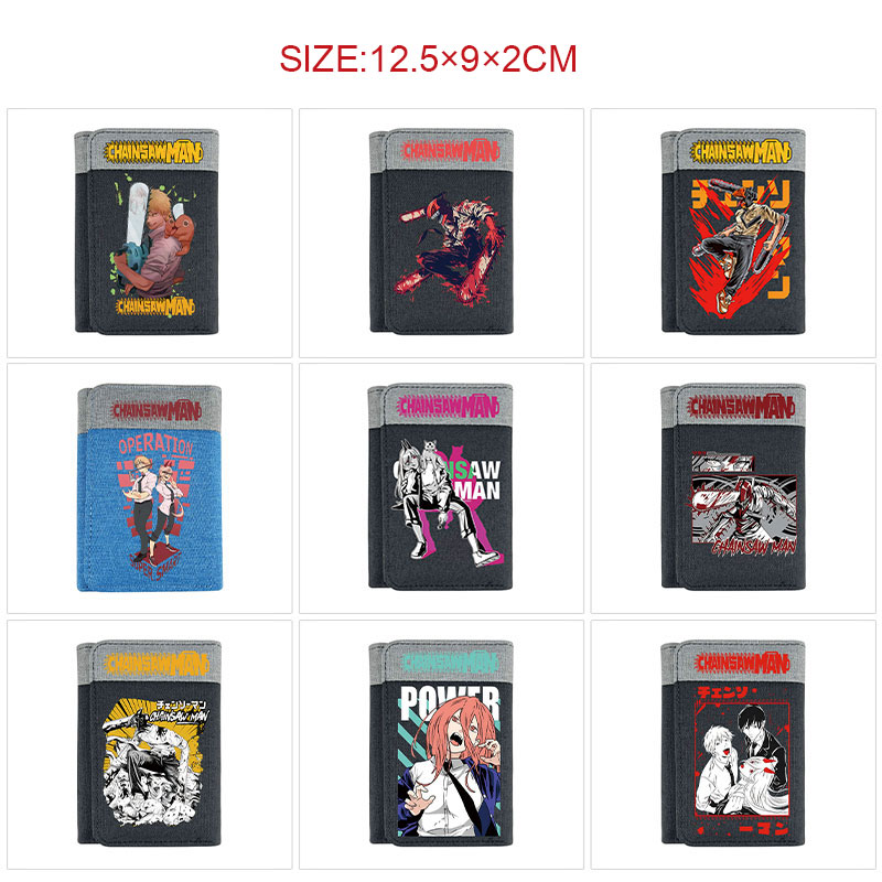 chainsaw man anime wallet