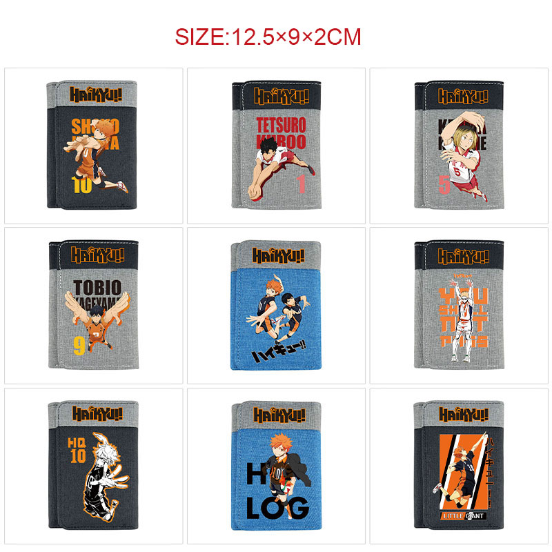Haikyuu anime wallet