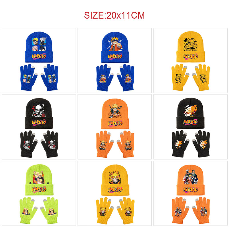 Naruto anime glove set