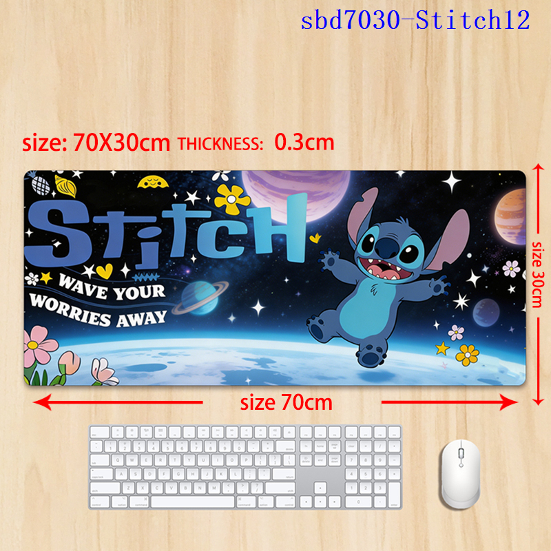 stitch anime mouse pad 70*30*0.3cm