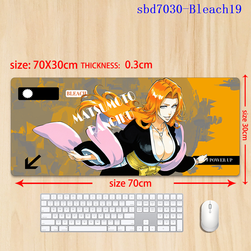 Bleach anime mouse pad 70*30*0.3cm