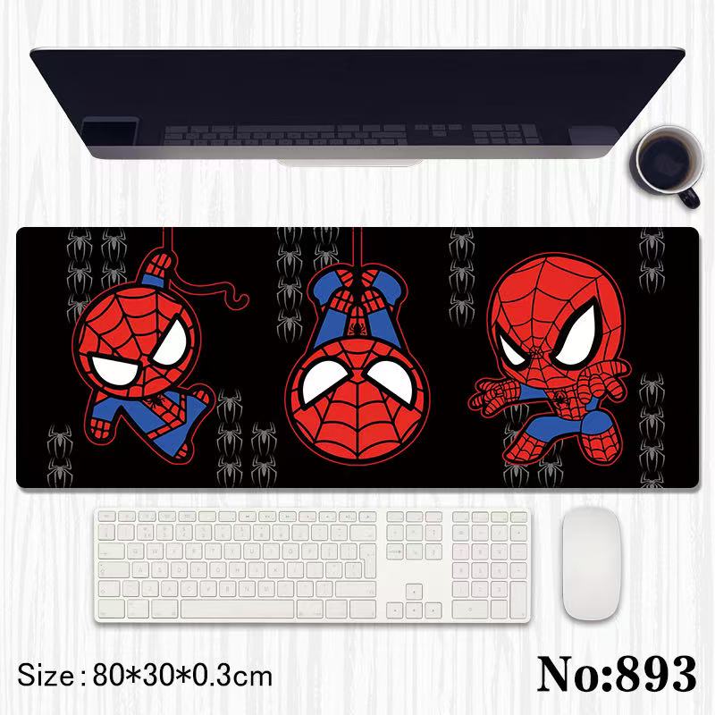 spider man anime mouse pad 80*30*0.3cm