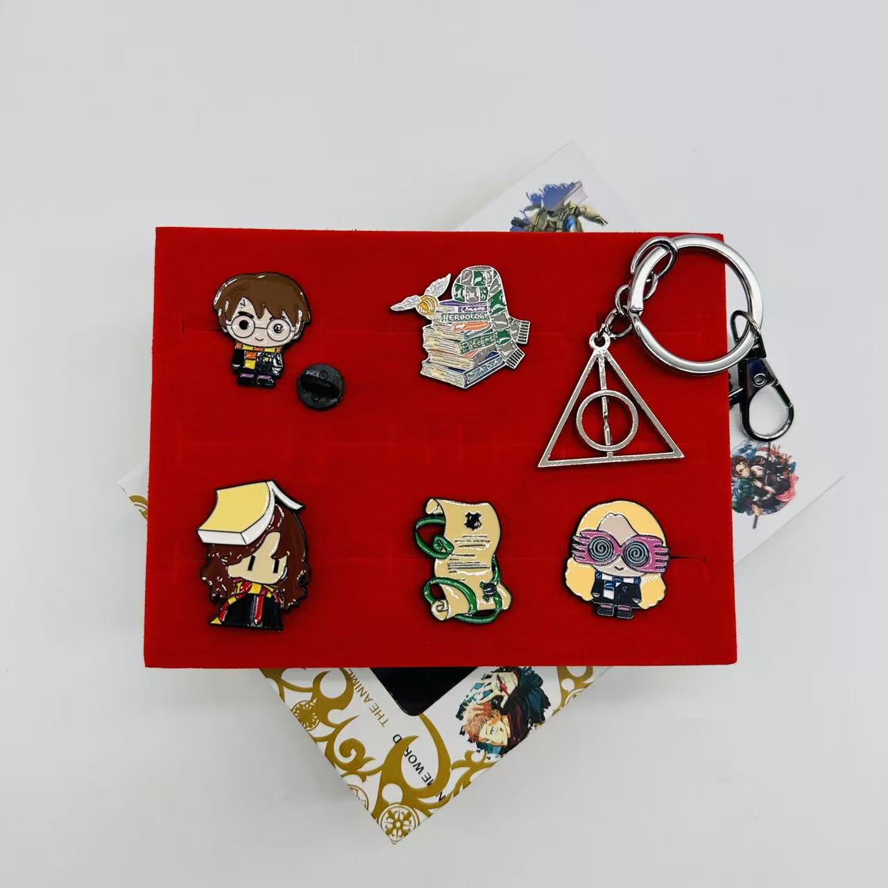 Harry Potter anime pin set