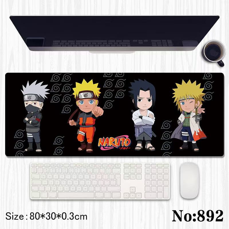 Naruto anime mouse pad 80*30*0.3cm
