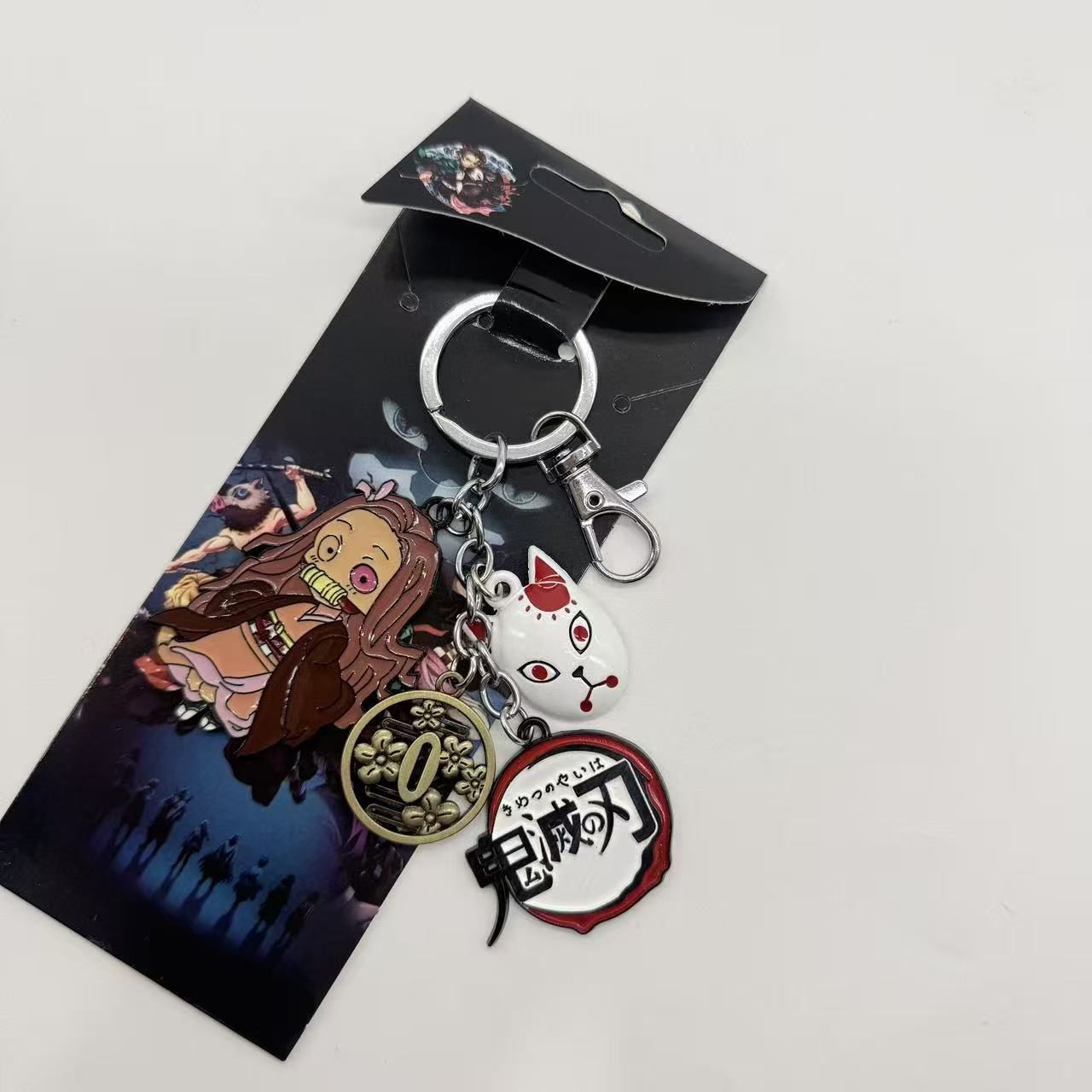 Demon slayer kimets anime keychain