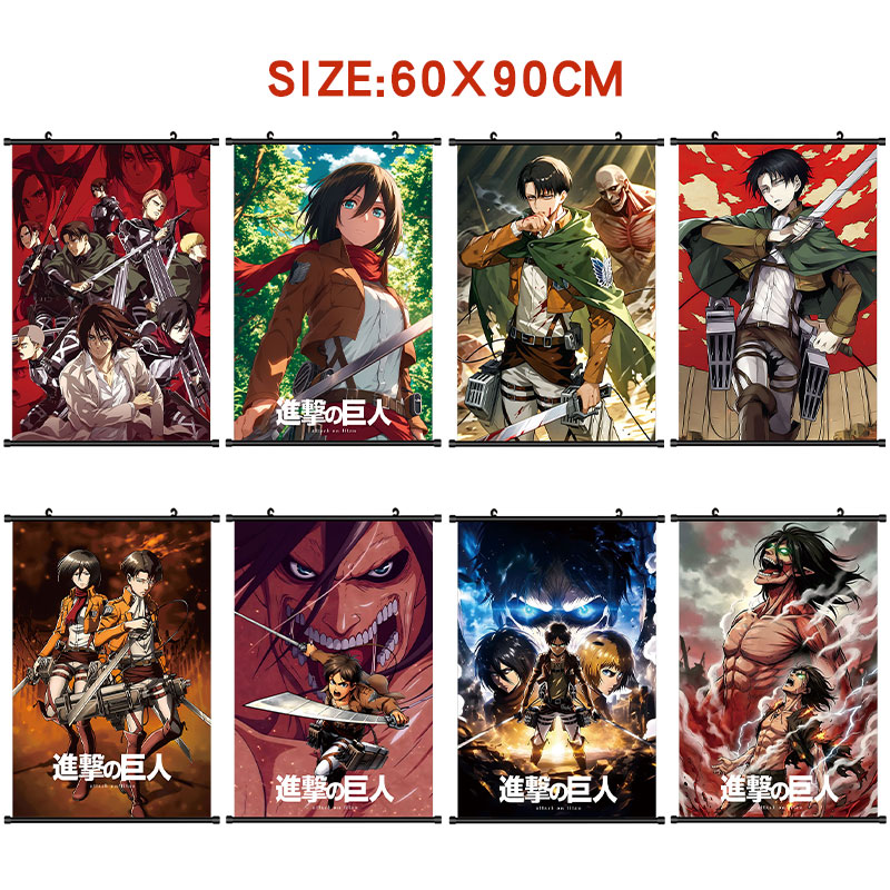 Attack on Titan anime wallscroll 60*90cm