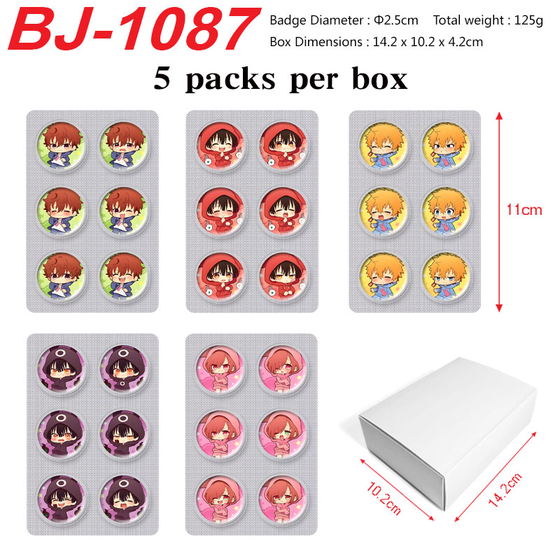 Toilet-bound hanako-kun anime pin set
