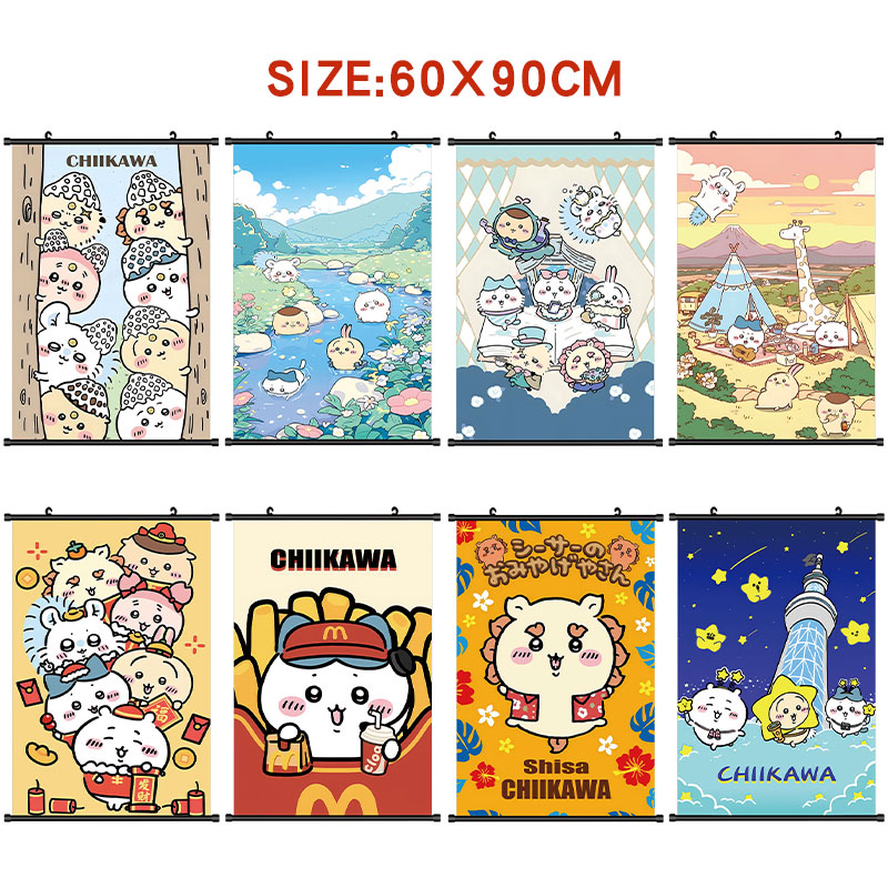 Chiikawa anime wallscroll 60*90cm