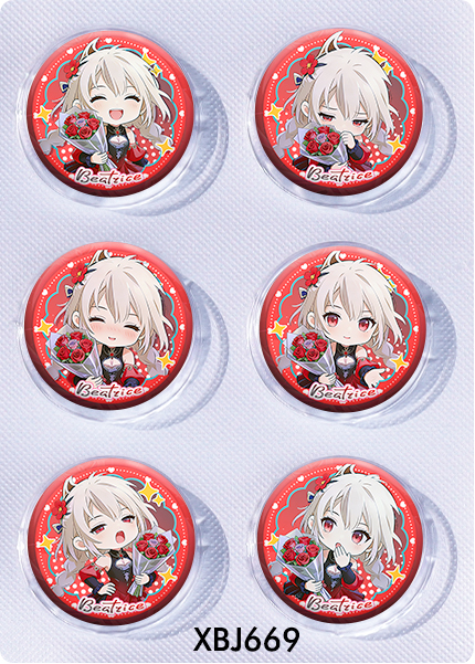 Honkai: Star Rail anime pin 6pcs a set 25mm