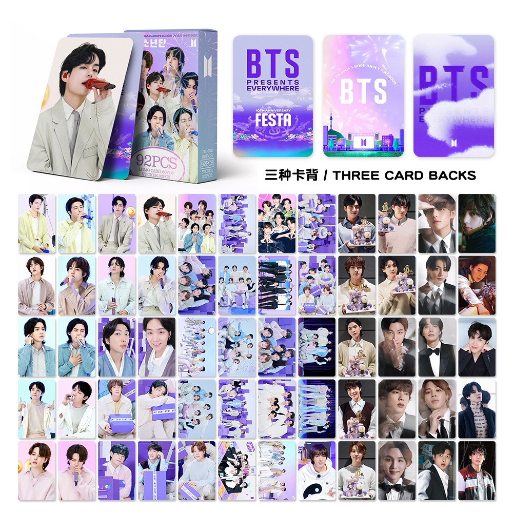 BTS anime lomo cards price for a set of 92pcs