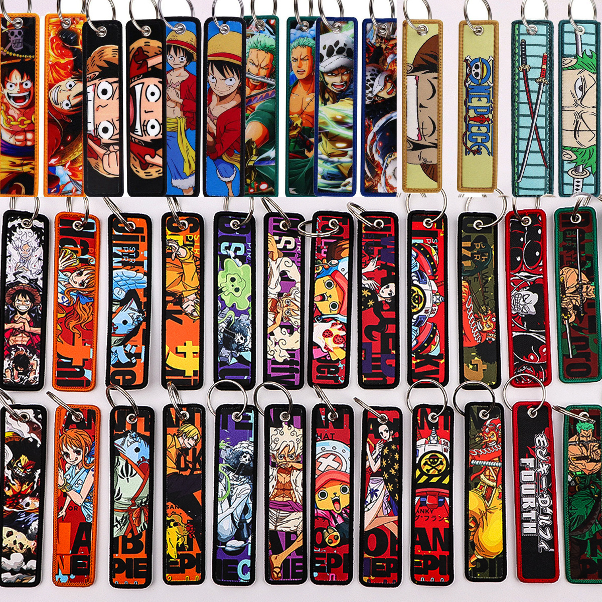 One Piece anime keychain